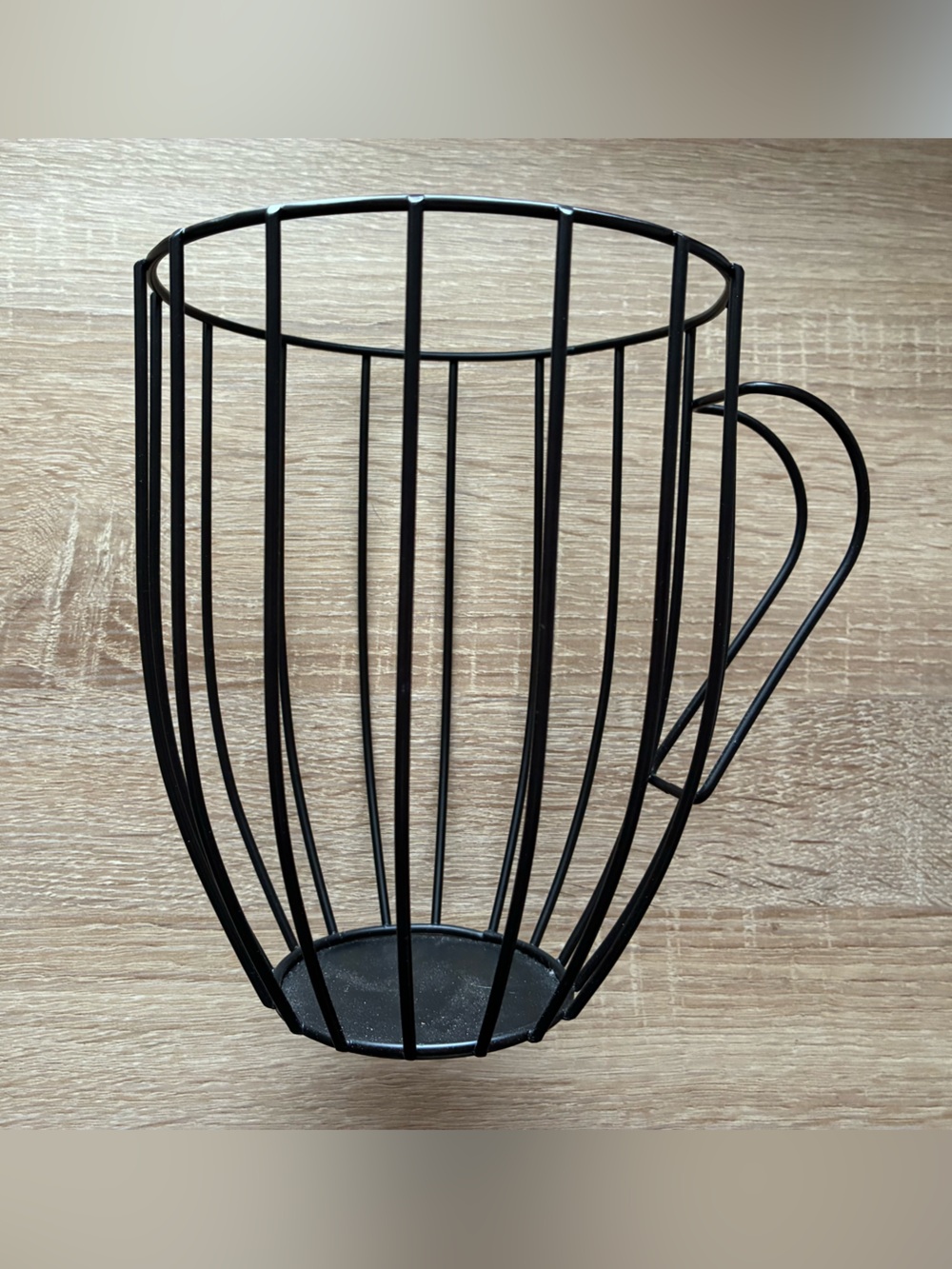 Black Wire Coffee Cup - K Cup Holder